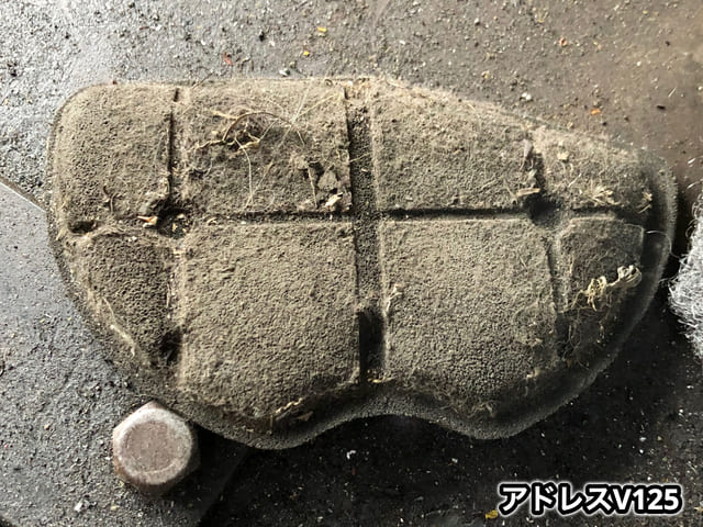 アドレスV125エアーフィルター交換
